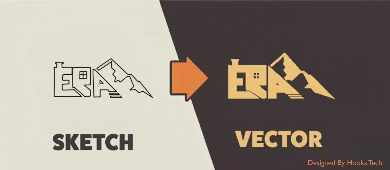 ERA Resorts logo design by Hooks Tech